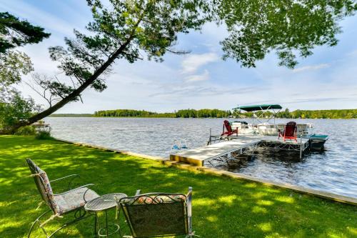 Kalkaska Casa | Lakefront Retreat with Pedal Boat and Dock in Kalkaska