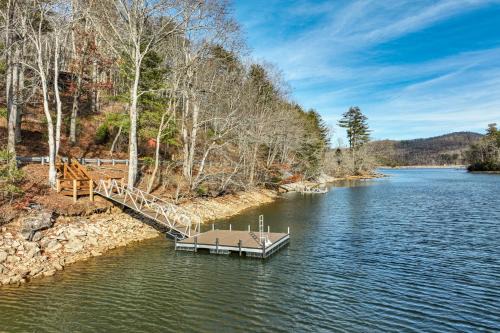 Cullowhee Casa | Lakeside Cashiers Cabin with Private Boat Dock!