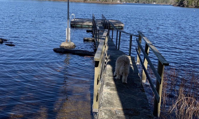 Bremen Casa | Lakeside home with dock and small beach for boating and swimming