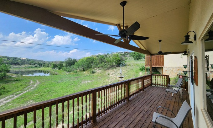 Kerrville Casa | Lakeside Italian Villa On A Private Estate
