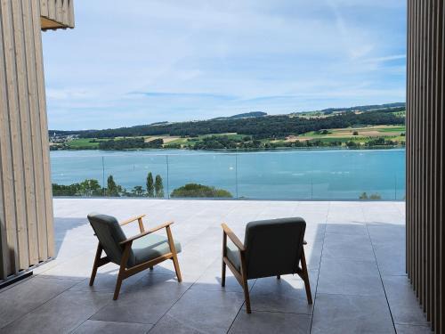Beinwil am See Casa | Lakeview Guest Rooms with huge rooftop terrace