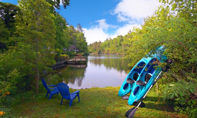 Lake Sequoyah Cabina | Lakeview, Lake access,Covered deck, Fiber optic Wi-FI