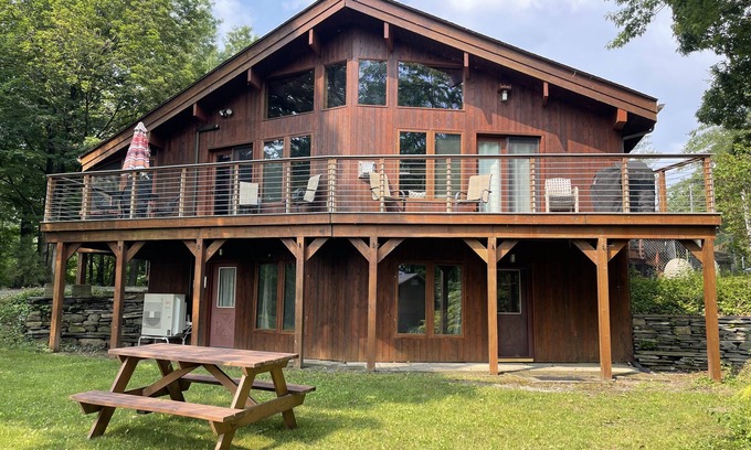 Ovid Casa | Lakewood Logia con lago Cayuga Vistas
