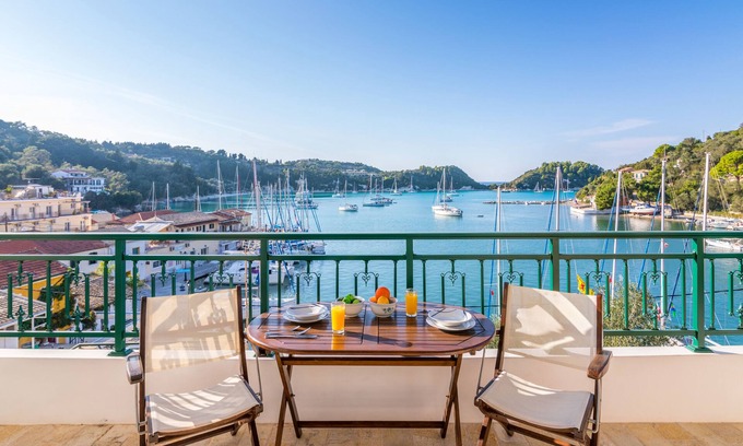 Lakka Apartamento | Apartamento Lakka con vista al mar-2do piso