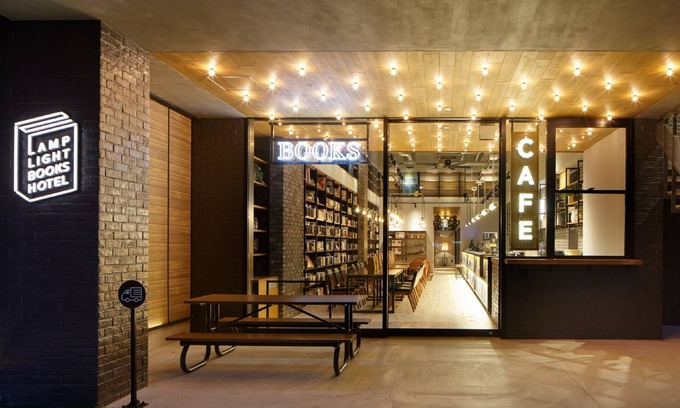 Chuo-ku Hotel | LAMP LIGHT BOOKS HOTEL Fukuoka