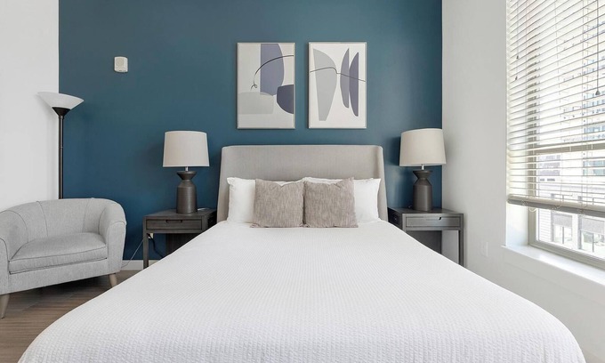 River North Art District Apartamento | Landing | Beautiful Studio, Clubhouse, Gym