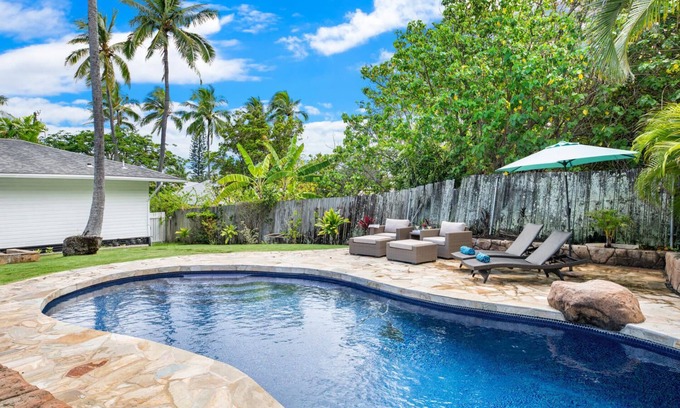 Lanikai Casa | * 10% de descuento en estancias ahora - 4/17 Lanikai Cottage-Charming Private home w / pool short walk 2beach!