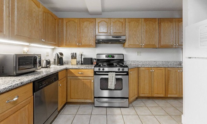 Berkeley Apartamento | Gran 1 dormitorio con chimenea