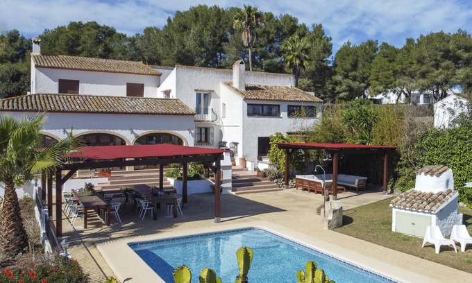 Tarraula Villa | Villa grande y clásica en Javea, en la Costa Blanca, España con piscina privada para 12 personas