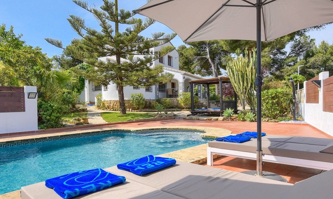 Javea Villa | Large and comfortable villa with private pool in Javea, Costa Blanca, Spain for 8 persons