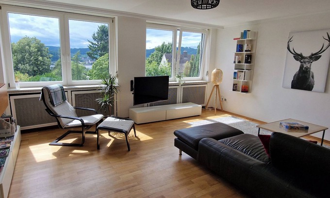 Gengenbach Apartamento | Large and quiet apartment with mountain views in historic Gengenbach