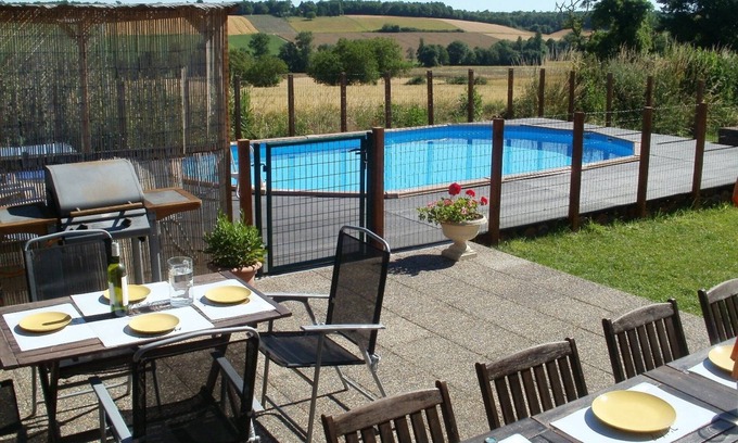 Pommiers-Moulons Otro | Casa rural con piscina privada exclusiva en una ubicación rural, restaurante cercano