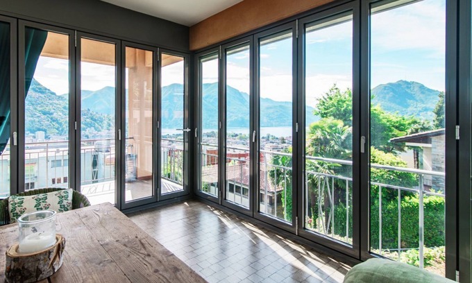 Massagno Apartamento | Gran apartamento con terraza y vista al lago (Miravalle Lakeview)