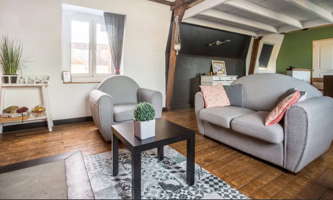 Croix Apartamento | Large bright studio a few minutes from Lille (jacuzzi option)