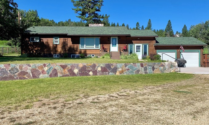 Missoula Casa | Gran cabaña en Lolo Creek