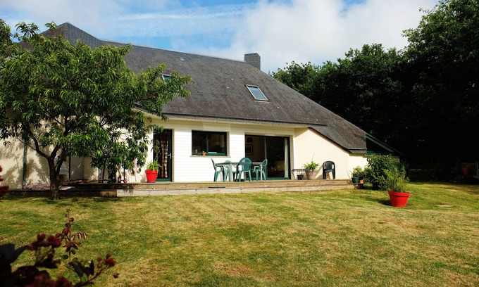 Moelan-sur-Mer Casa | Casa grande y cómoda cerca de las playas, región de Pont Aven