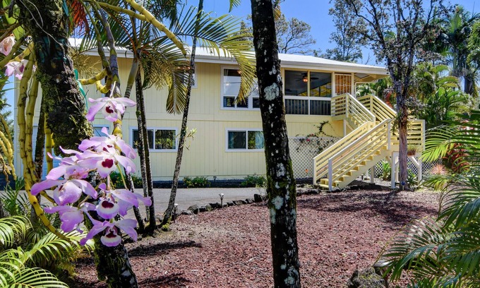 Keaau Casa | Casa grande y cómoda, lo suficientemente grande para 2 familias al lado del océano en el punto Kaloli