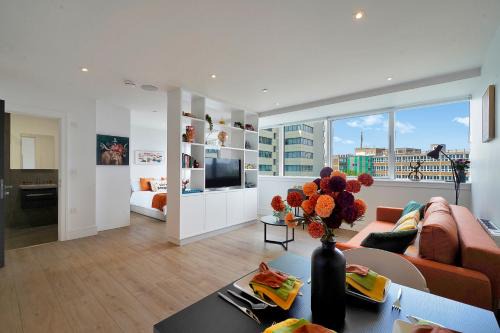 Wembley Park Apartamento | Large Cosy Studio Apartment Next To Stadium With Gym