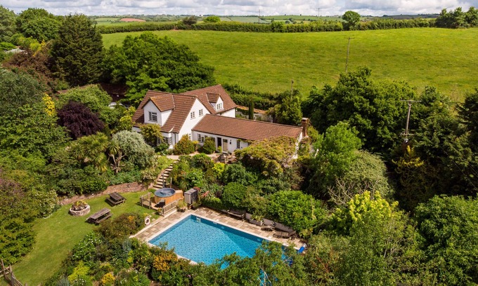 Cheriton Fitzpaine Casa | Casa de campo grande, Devon Inglaterra