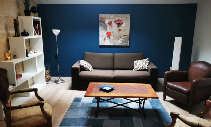 Libourne Apartamento | LARGE COZY STUDIO LIBOURNE CENTER