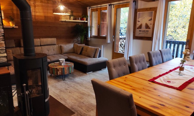 Plagne 1800 Apartamento | Amplio apartamento dúplex de 87 M² 8-10 personas, 4 habitaciones, aparcamiento privado cubierto.