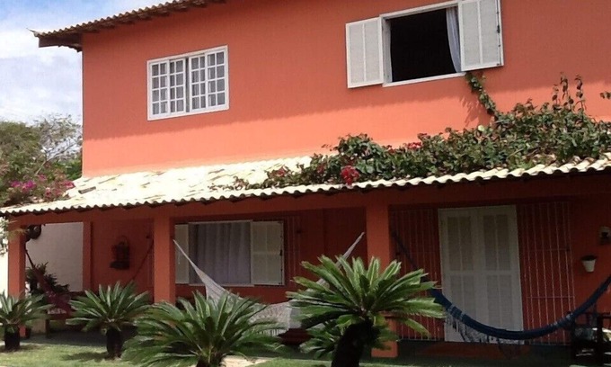 Manguinhos Casa | LARGE DUPLEX HOUSE WITH POOL, BARBECUE AND GAMES ROOM IN GERIBA HILL