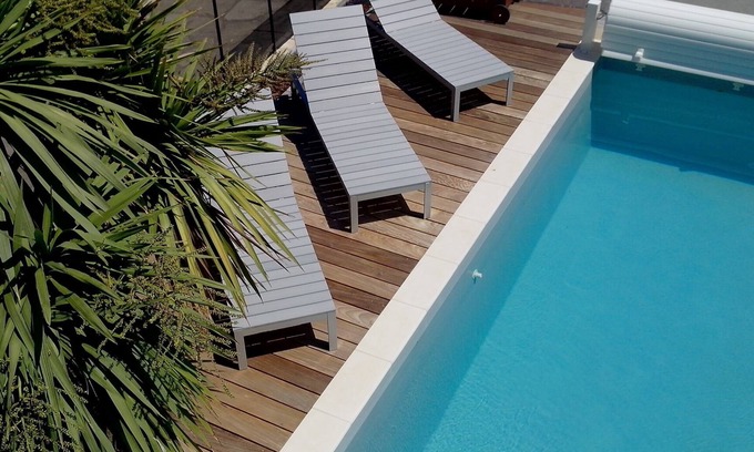 Perols Villa | Gran casa de vacaciones con piscina a pocos pasos de la playa