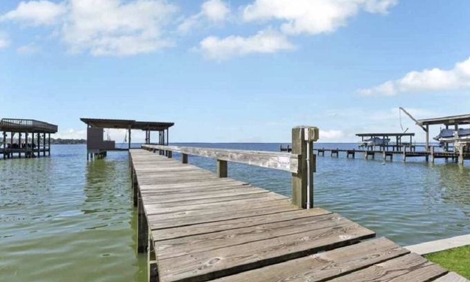 West Livingston Casa | Large Home With Boat Dock and Picture Perfect Sunsets Sleeps 14