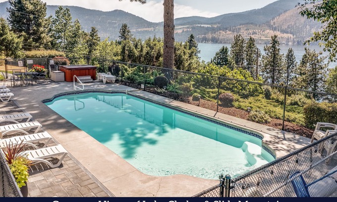 Manson Casa | ¡Retiro de Willow Point con piscina privada, bañera de hidromasaje y vistas impresionantes del lago Chelan!