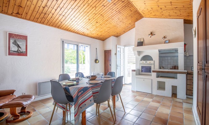 Barbatre Chalet De Esquí | Gran casa para 6 personas - 300m de la playa