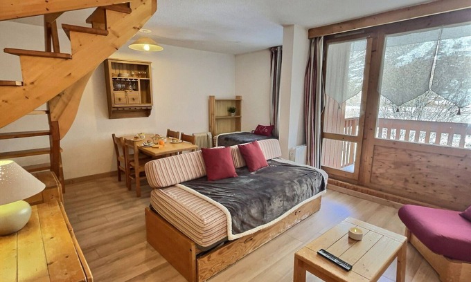 Val-d'Isere Apartamento | Gran estudio con entreplanta y garaje cubierto en Val-d’Isère