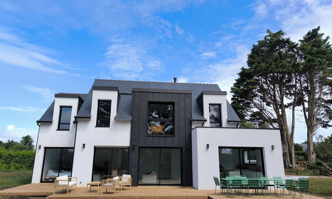 Nevez Villa | Large new villa 2025 in Port Manech