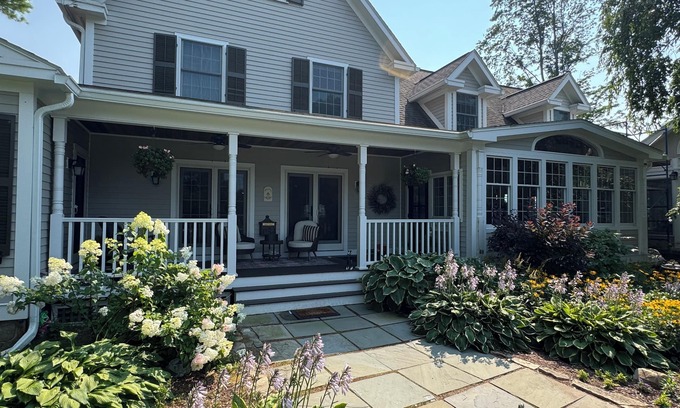 Pittsfield Casa | Large open floor plan. Private yet close to everything. Lovely meadow views