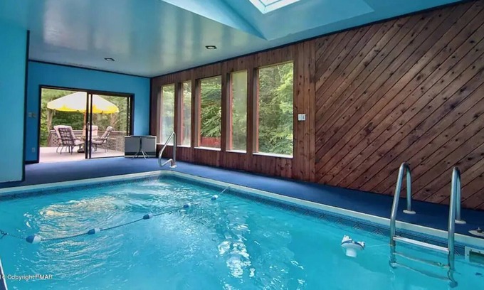 Cresco Casa | Large Spacious Pocono Manor w/ Indoor Pool, Theatre, Game Room, Loft, Firepit