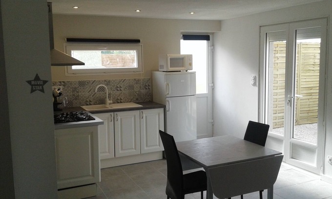 Rivesaltes Apartamento | Gran estudio con terraza y barbacoa.