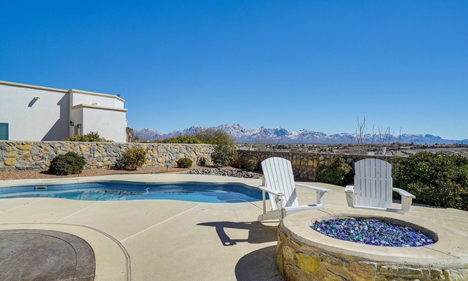Las Cruces Casa | Las Cruces Home w/ Mountain Views & Private Pool!