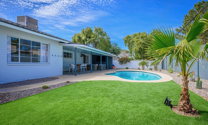 Scottsdale Estates Ten Casa | LAZY CACTUS - OLD TOWN - BACKYARD OASIS