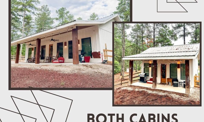 Centralia Cabina | Lazy Pines TX Both Cabins