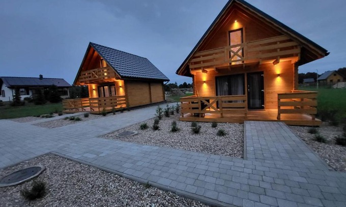 Drawno Casa | Leśna Zagroda - Dominikowo - Tężnia, sauna, balia