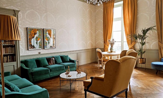 Richebourg - Saint-Clement Apartamento | Le 1825, une suite luxueuse au coeur de la ville