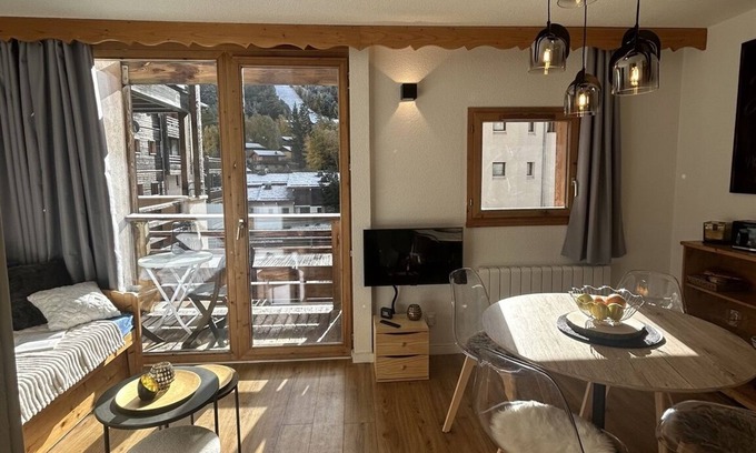 Villarodin-Bourget Apartamento | Le "2918m" Appartement Cosy La Norma, Plein sud et vue sur Pistes