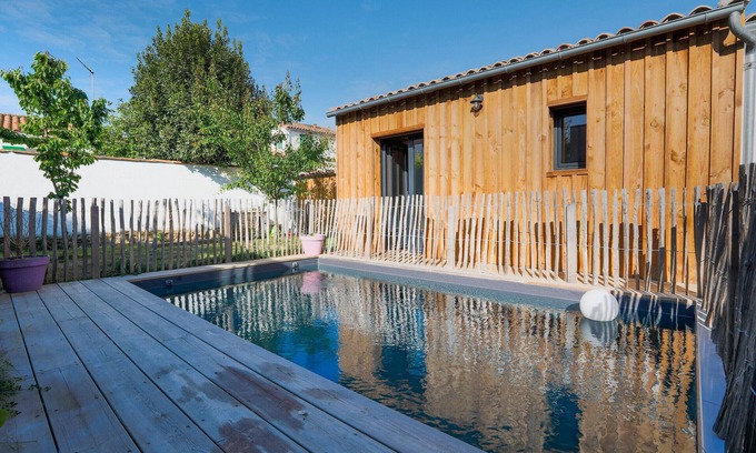 Rivedoux-Plage Chalet De Esquí | El 7 - Entre el mar y el bosque - Casa con piscina