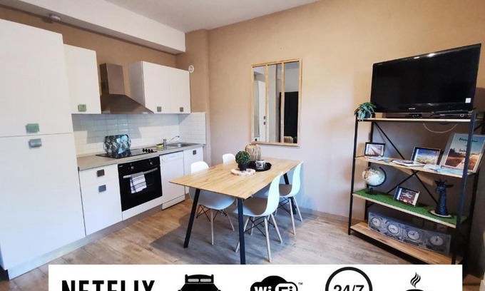 Sainte-Cecile-Plage Apartamento | Le Balcon, 500 m plage, proximité Touquet