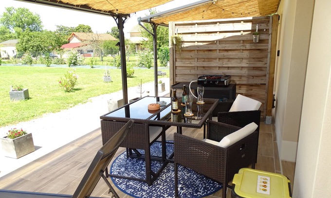 Cuisery Apartamento | Le Bouchon, Studio de 30 m² Climatisé de Plein Pieds Proche de Tournus