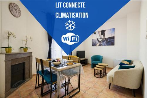 La Gare Apartamento | Le Cabrit - Climatisation - Wifi