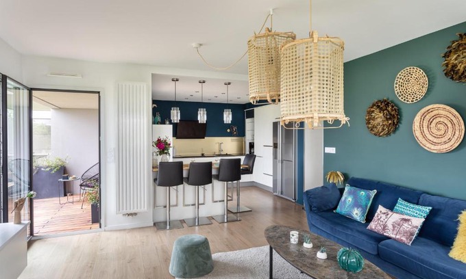 Nord-Saint-Martin Apartamento | Le Canal - Appt avec balcon - Vue dégagée en bord de Vilaine