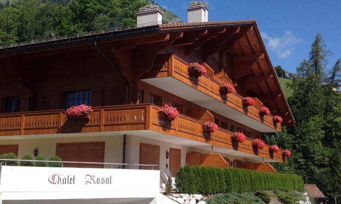 Chateau-d'Oex Chalet De Esquí | Le Chalet Rosat Apartment 25
