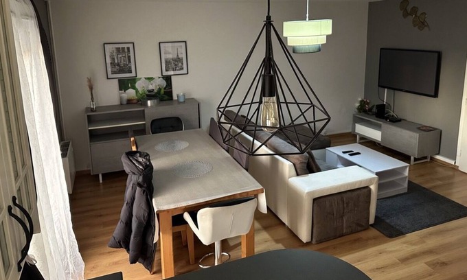 Reims Apartamento | Apartamento-Baño con bañera-Vista al Jardín-Le Charles Péguy # Reims
