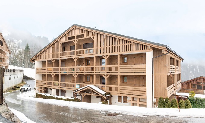 La Giettaz Apartamento | Le Chemin des Alpages - Vue montagne