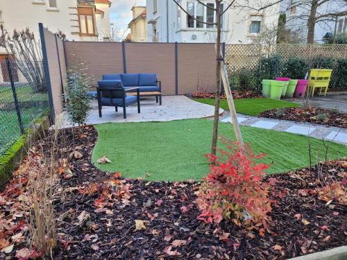 Koenigshoffen Est Apartamento | Le cocon d'Emma, terrasse, jardin et élégance dans maison de Maître